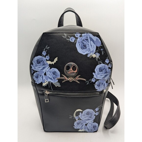 Nightmare Before Christmas Coffin Jack Skellington Mini Backpack BioWorld - Picture 2 of 16
